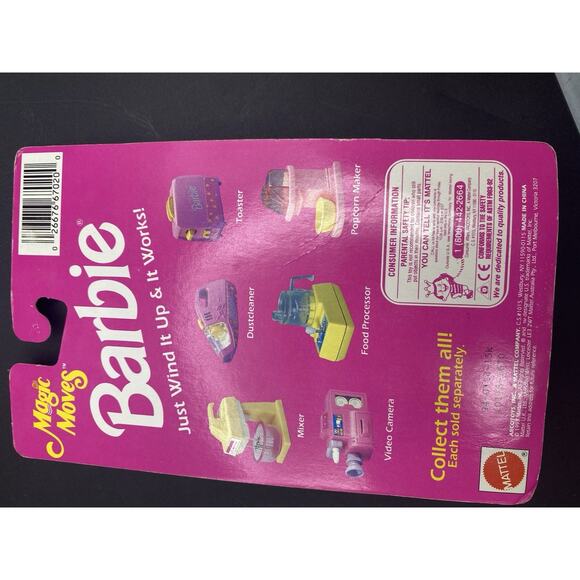 Vintage 90s BARBIE Food Processor • Wind Up Doll House Toy Accessory • NOS - Picture 9 of 10